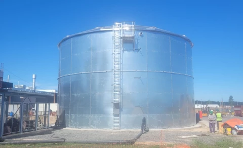 Réservoir d\'eau alimentaire de 1357m3 à Buenos Aires