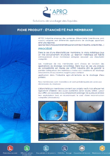 Fiche produit- Étanchéité liner