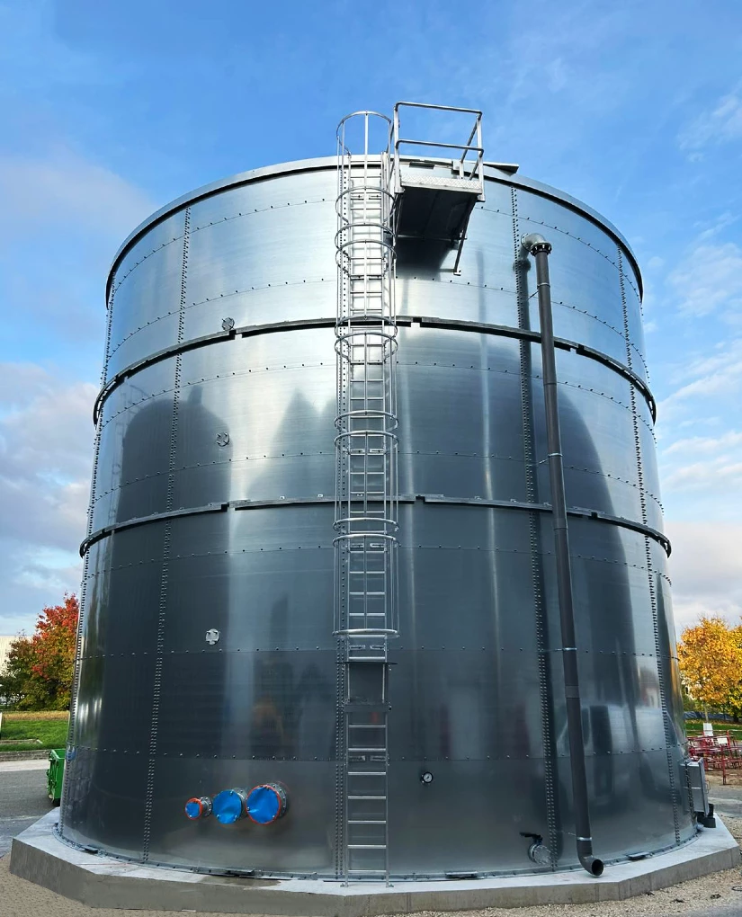 Réservoirs boulonnés en acier galvanisé