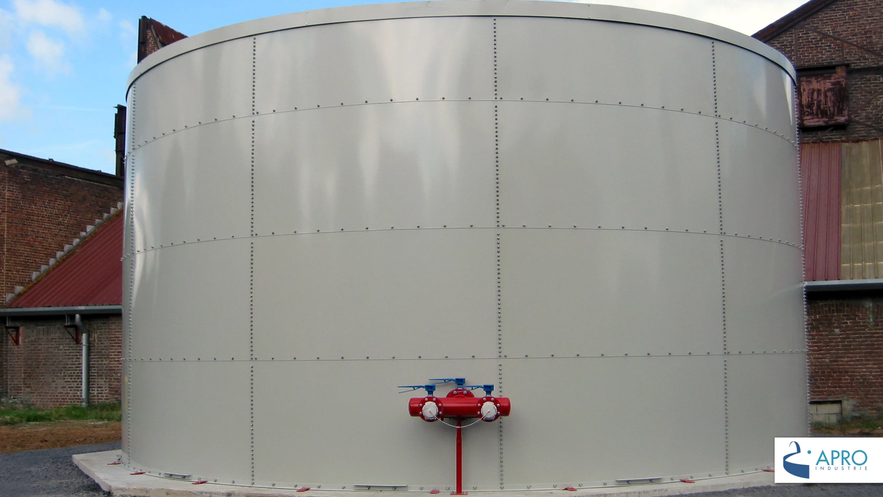 Réservoirs boulonnés en acier galvanisé