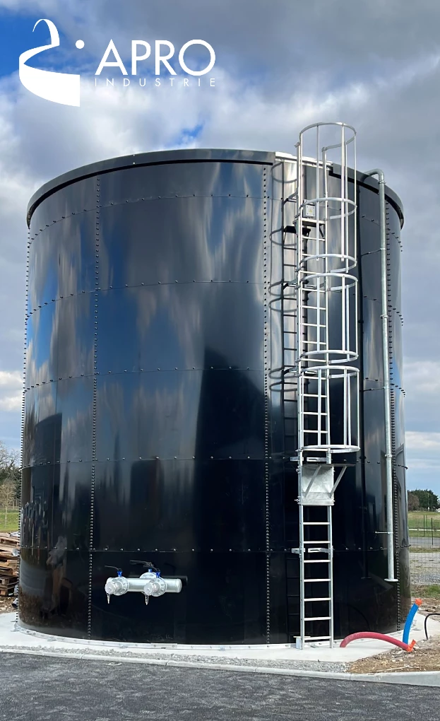 Réservoirs boulonnés en acier galvanisé