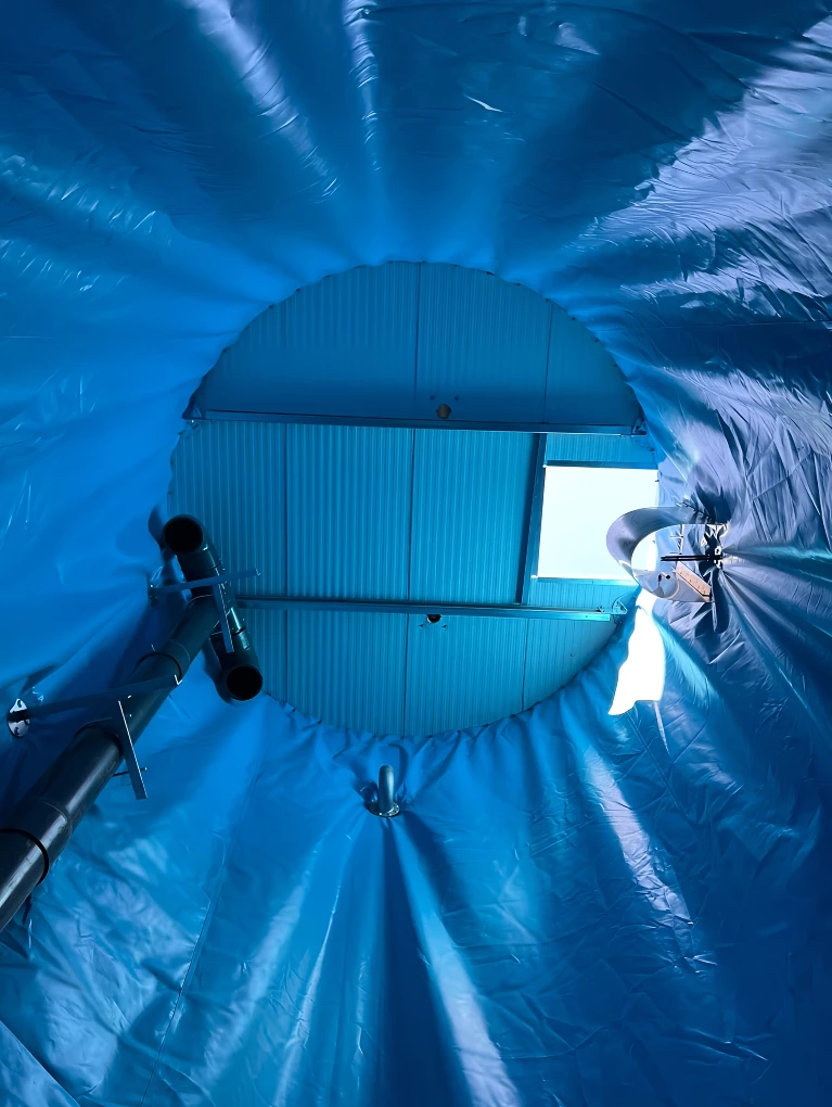 Étanchéité des réservoirs par membrane liner PVC