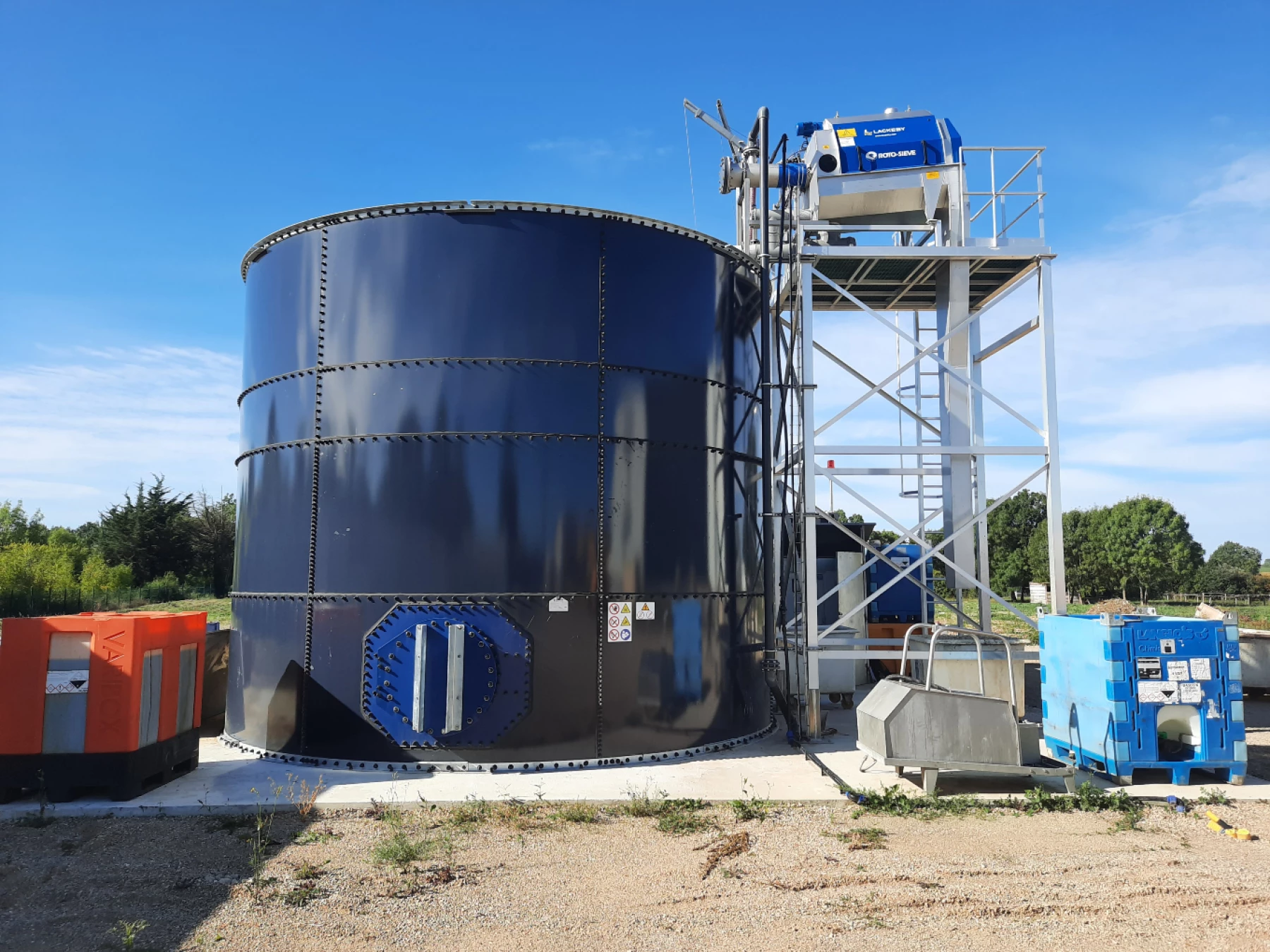 Bassin tampon boulonné