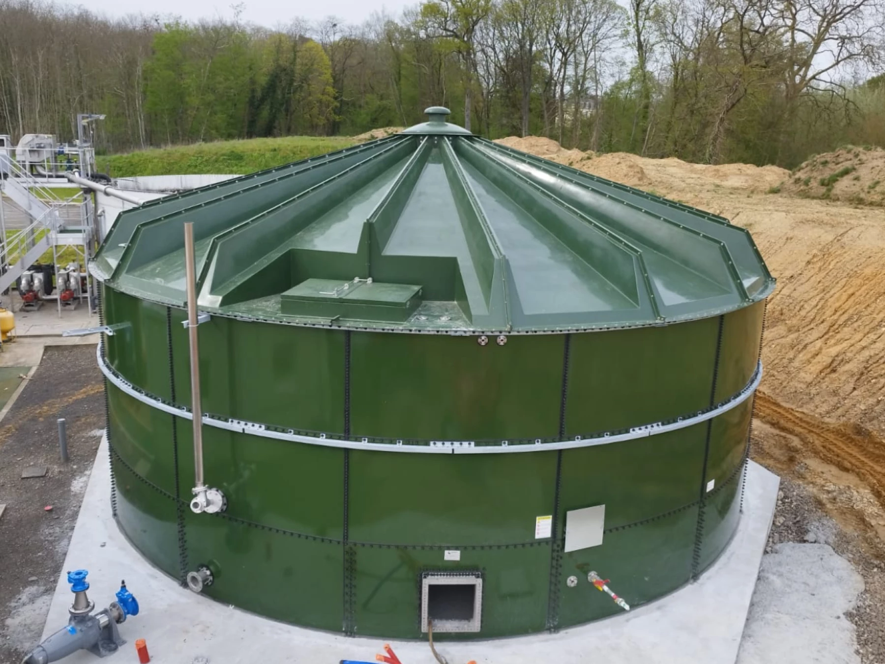 Bassin tampon boulonné