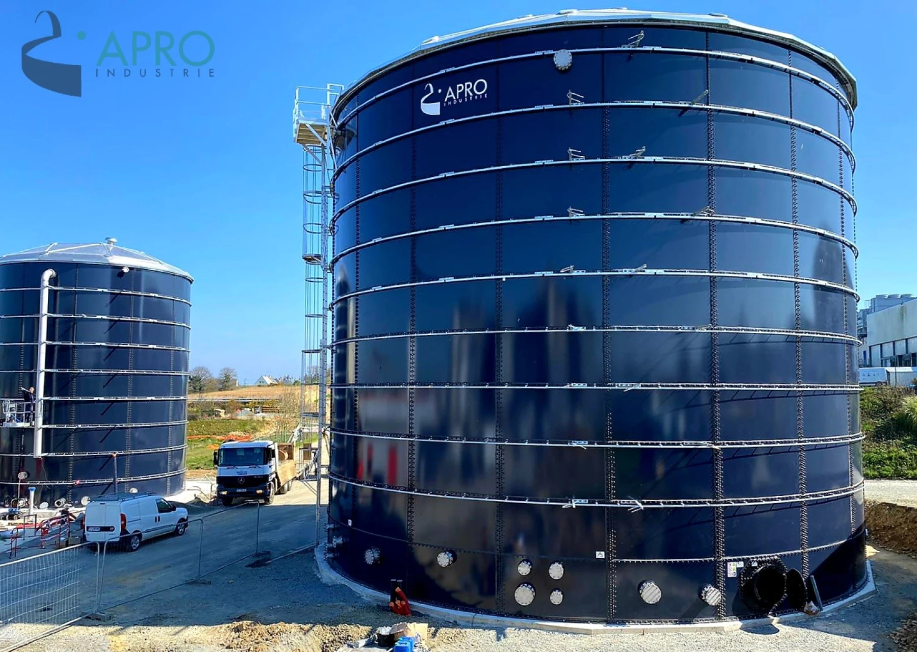 Bassin tampon boulonné