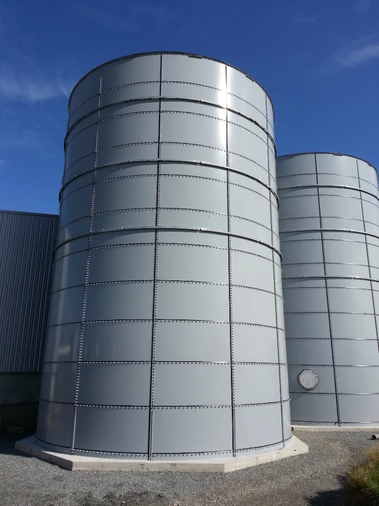 Stockage des eaux de process