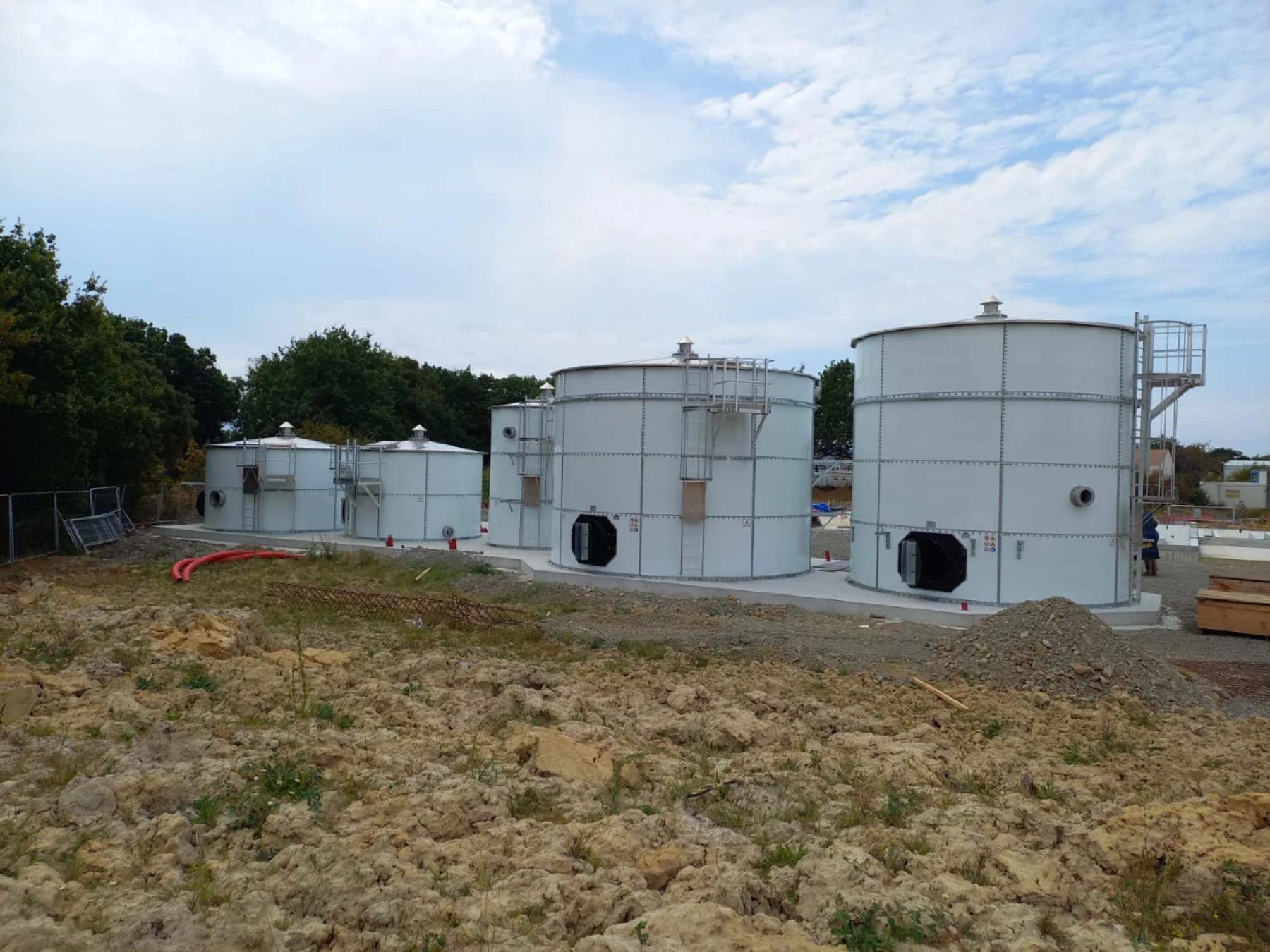 Stockage des eaux de process