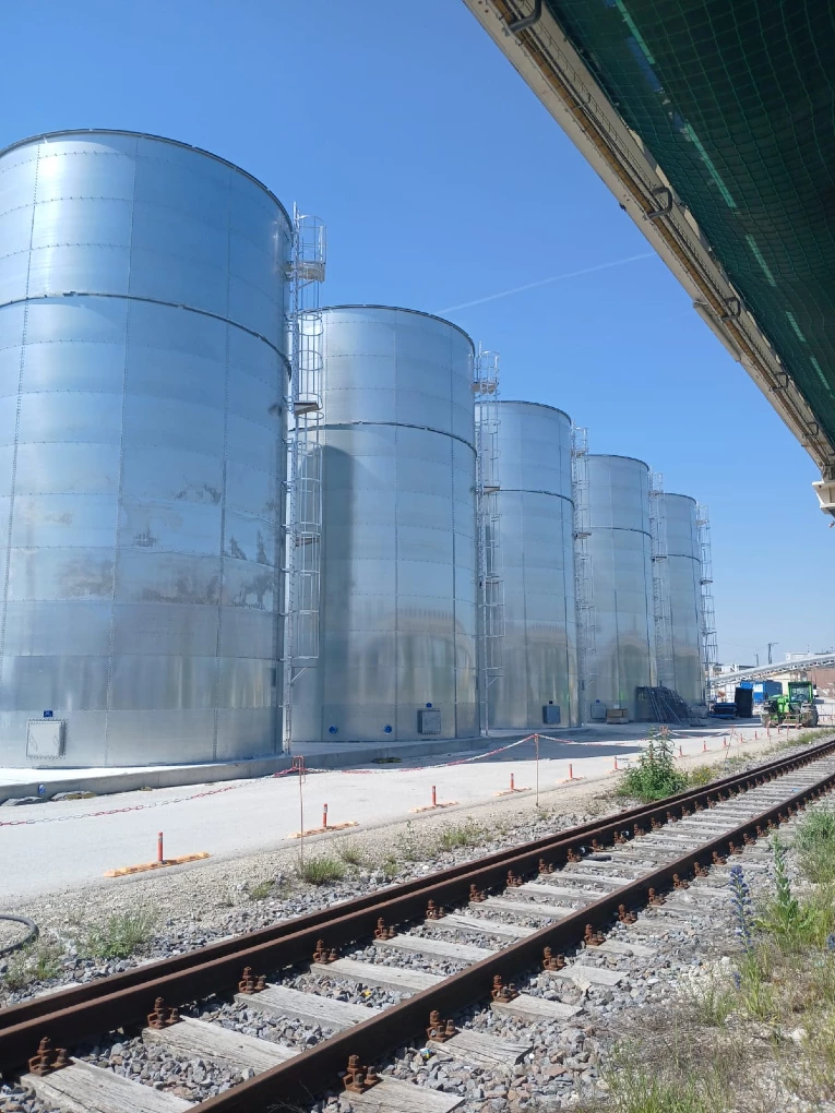 Réservoirs de stockage d’eaux de process à Munich