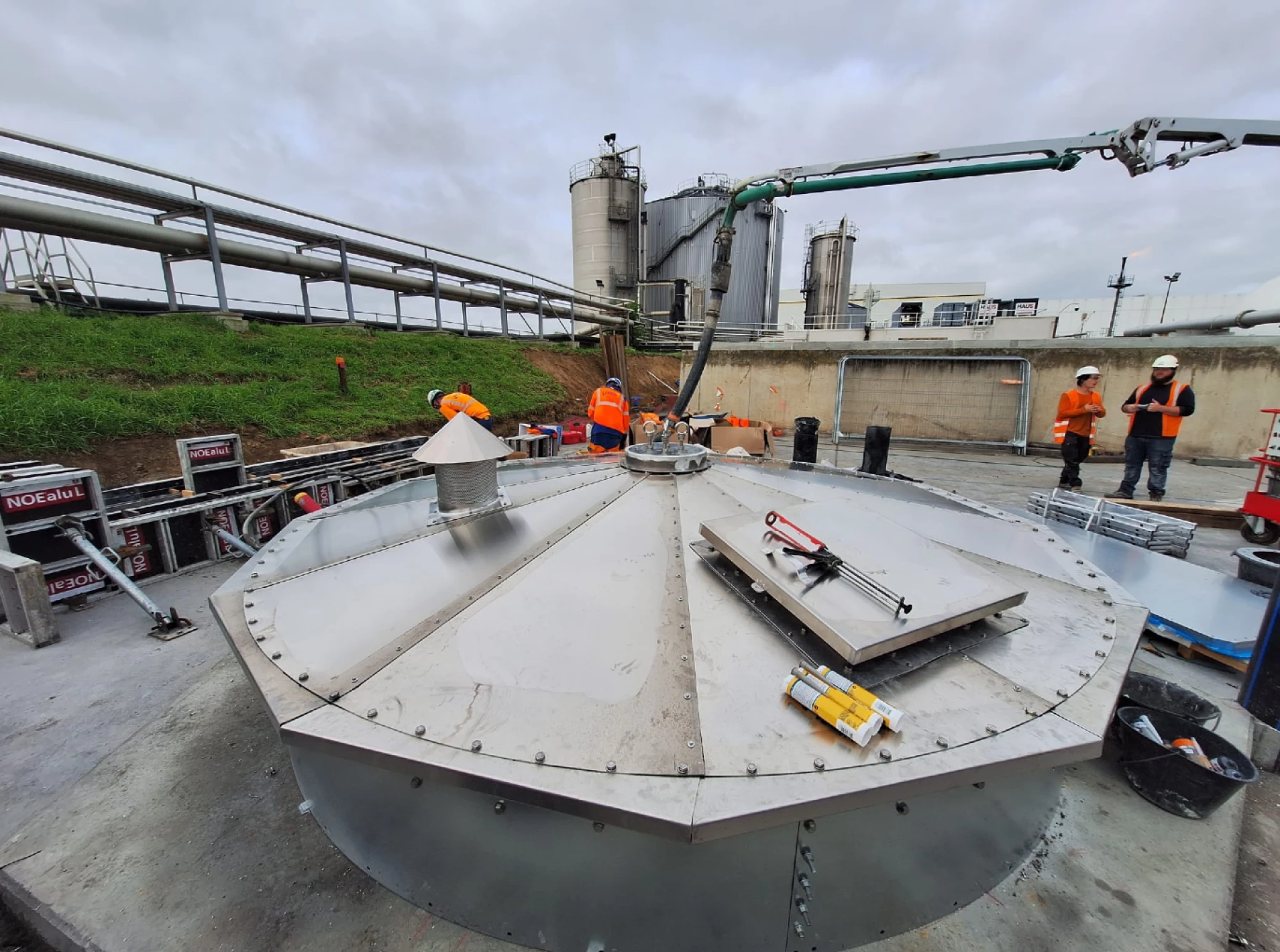 Stockage d’eau ultrafiltrée à Harnes, France