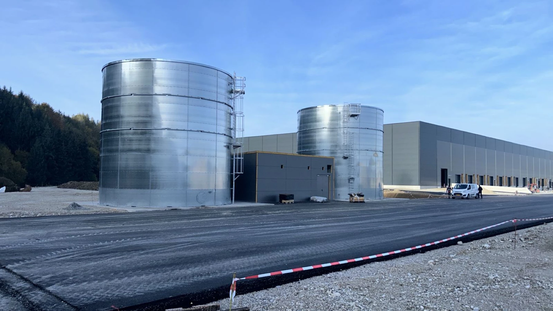 Réservoir incendie certifié FM > 500 en Autriche