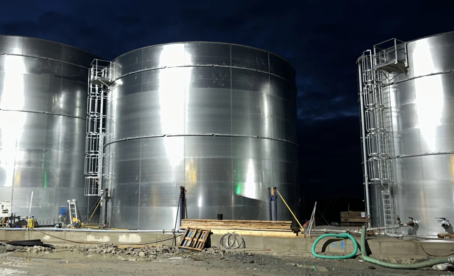 Réservoir incendie en Allemagne