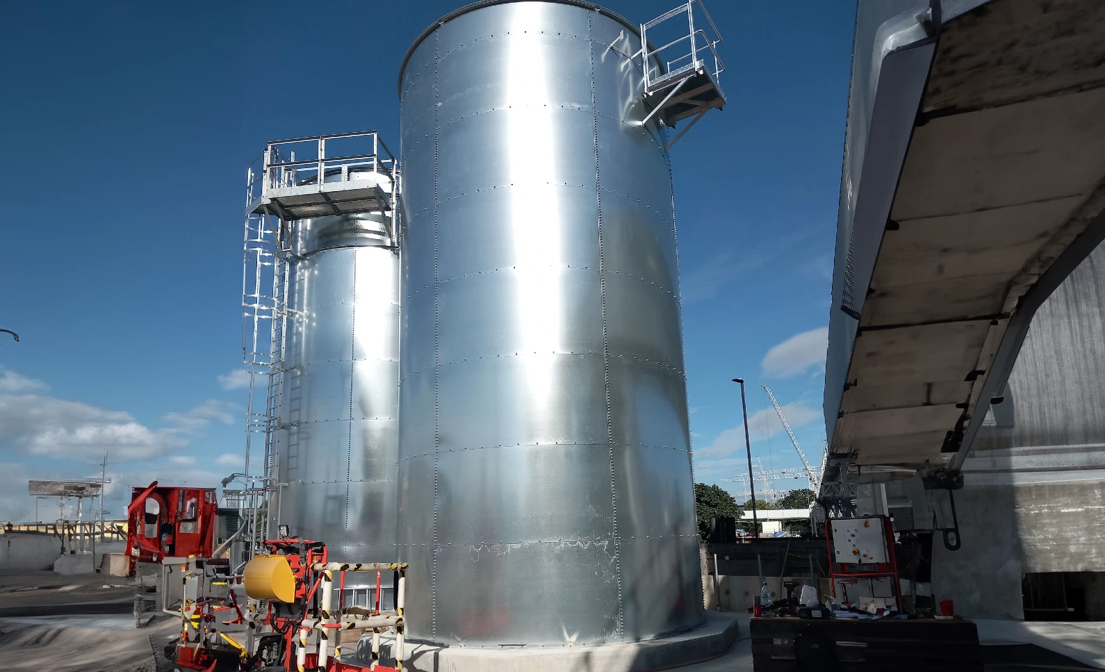Réservoir d\'eaux usées à Londres